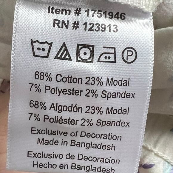 Jachs Girlfriend Floral Cotton-Modal Blend Shorts, Size M – Soft & Comfortable - Picture 6 of 14